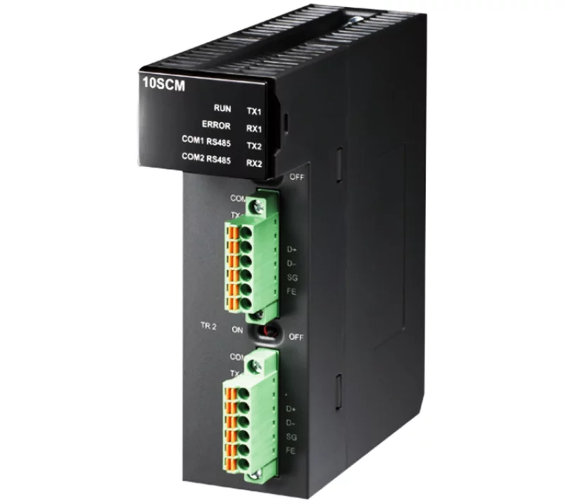 AH10SCM-5A Модуль дополнительных СОМ-портов, 2хRS485/RS422, Modbus ASCII/RTU, BACnet MS/TP slave